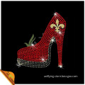 Top Selling High-Heeled Shoes with Glitter Fabric Motif Design Supplier (SP)